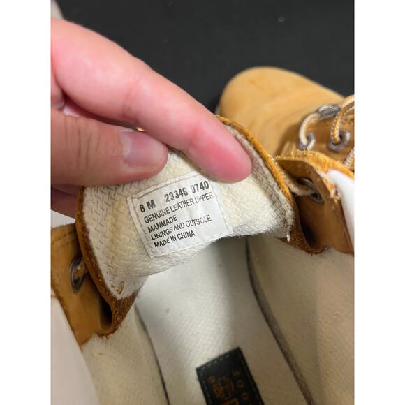 Vintage Timberland™ WATERPROOF Nellie Chukka Boots Nubuck Leather Womens 8 - Picture 8 of 8